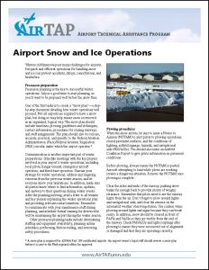 STATE TAP Airport Snow and Ice Operations