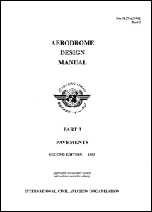 ICAO 9157 Part 3 Aerodrome Design Part 3