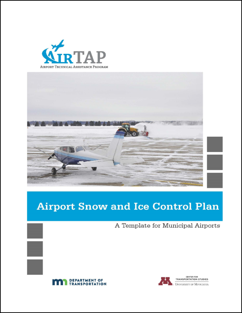 AirTAP Airport Snow and Ice Control Plan—A Template for Municipal