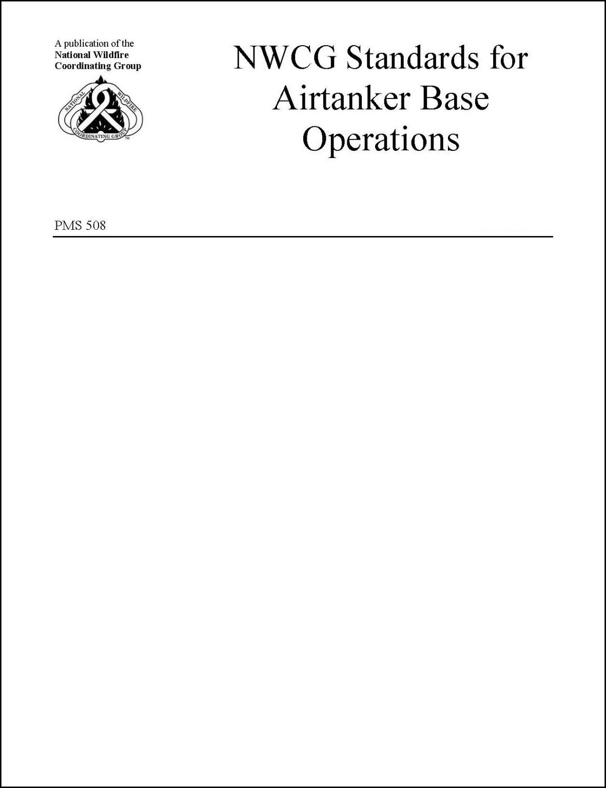 NWCG Standards for Airtanker Base Operations Airside Planning, Design