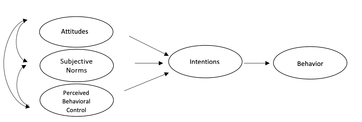 Theory of Planned Behavior diagram