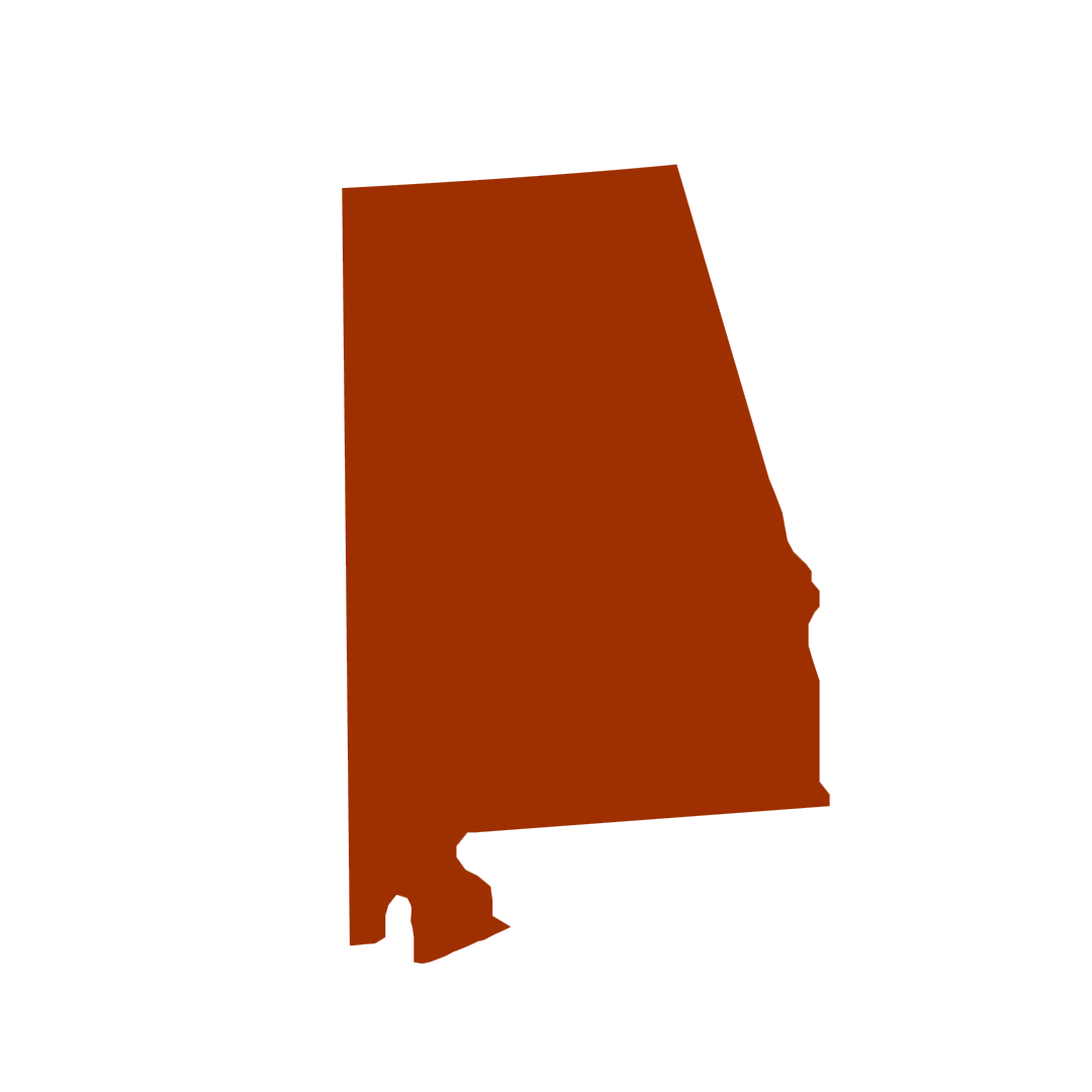 Vector graphic of Alabama