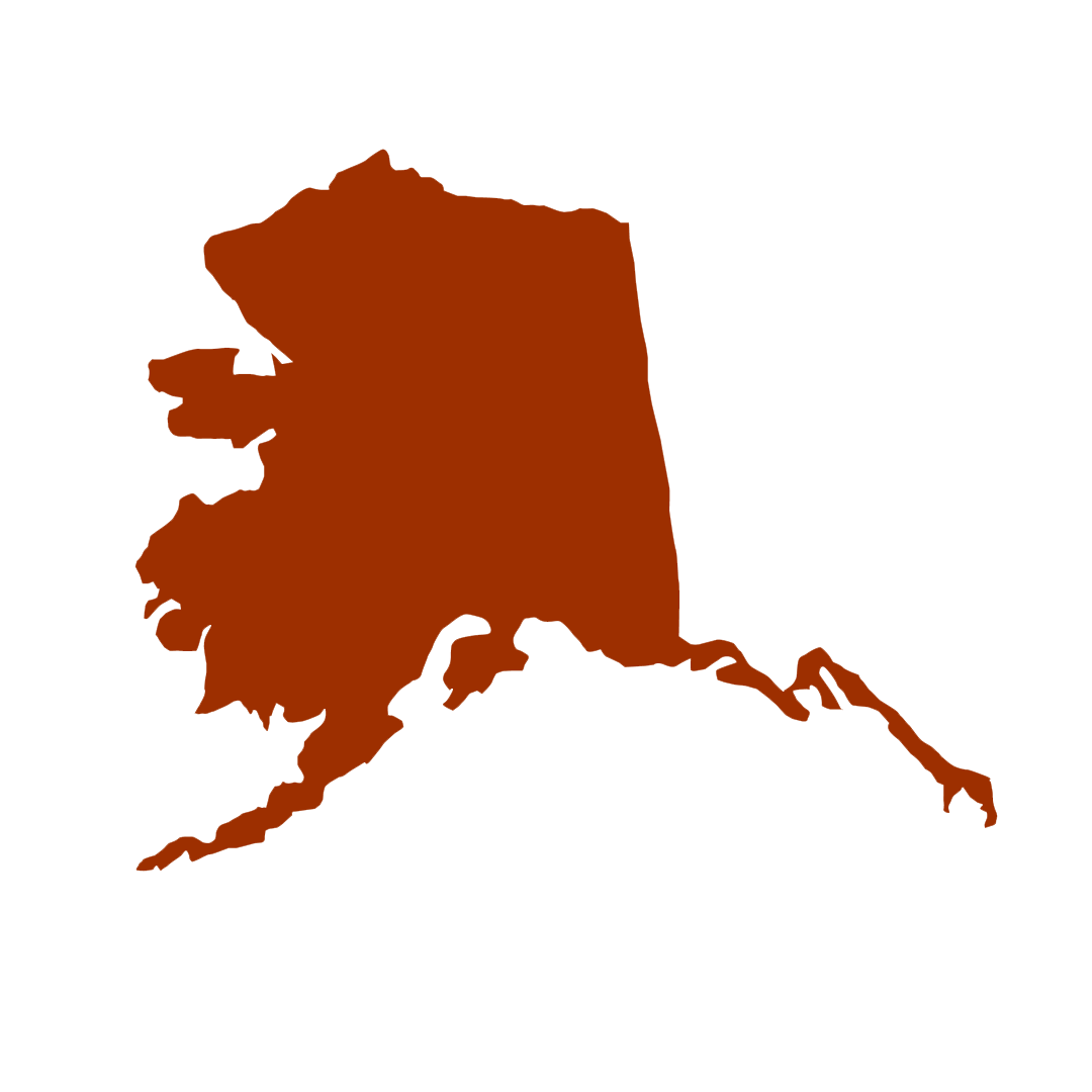 Vector graphic of Alaska