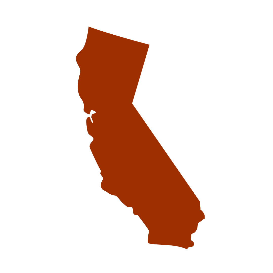 Vector image of California