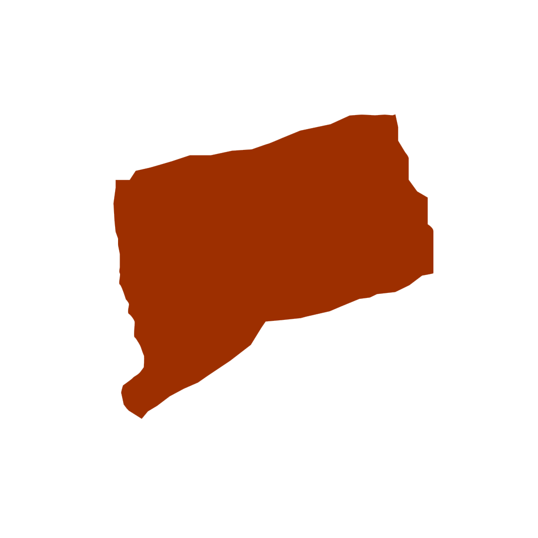Vector graphic of Connecticut
