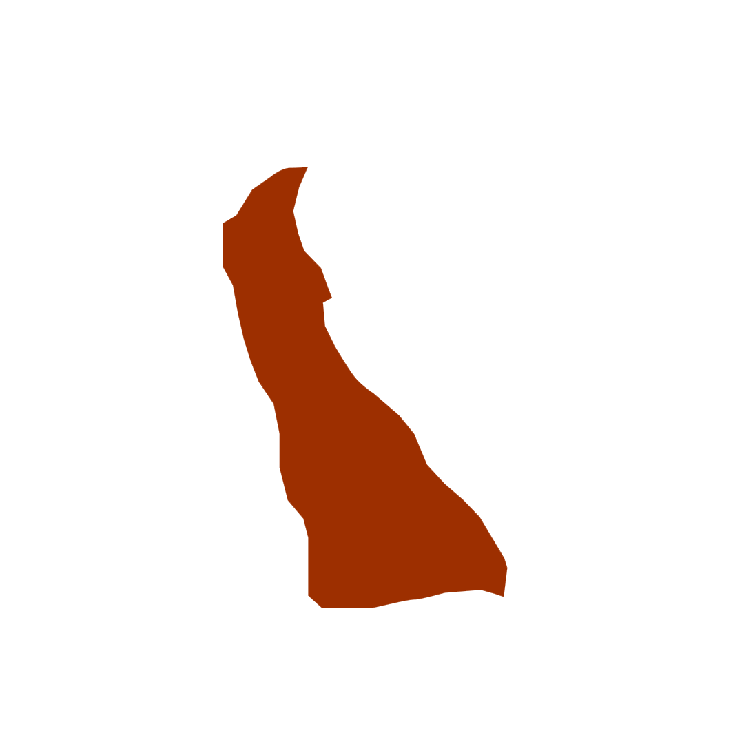 Vector graphic of Delaware