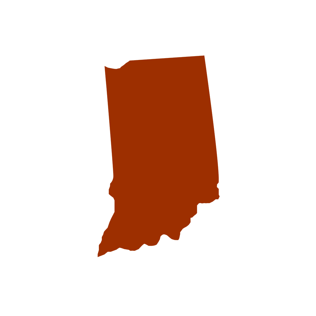 Vector graphic of Indiana