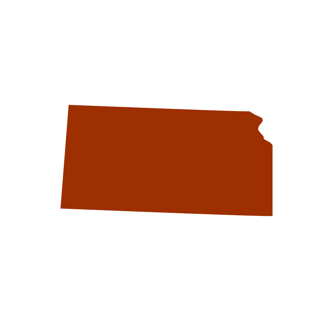 Vector graphic of Kansas