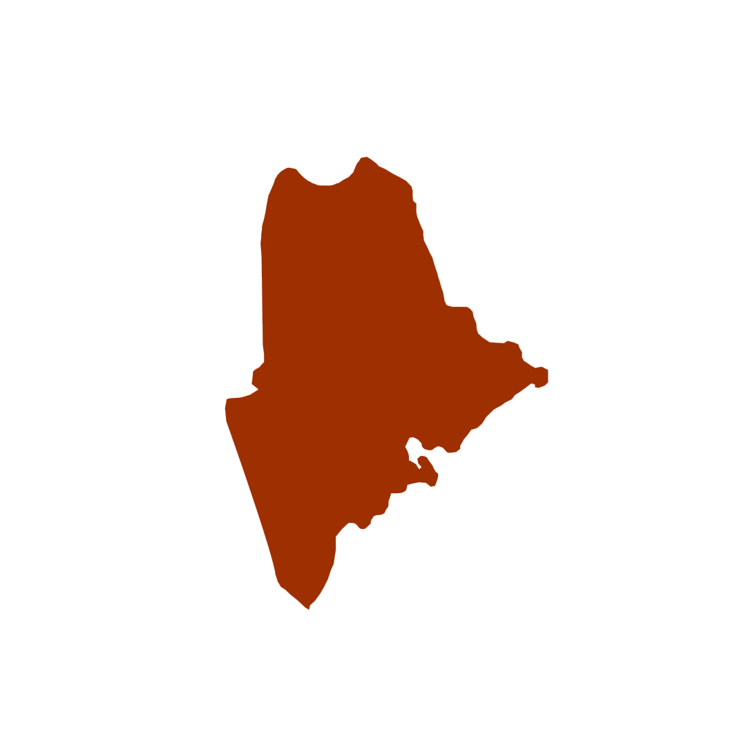 Vector graphic of Maine