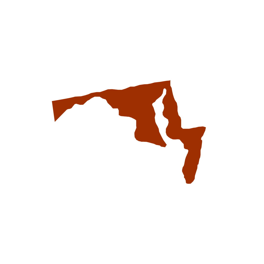Vector graphic of Maryland