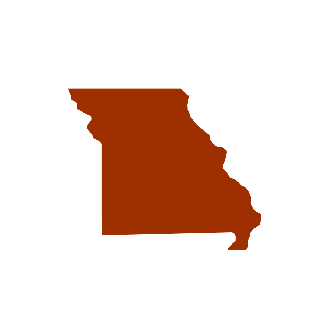 Vector graphic of Missouri