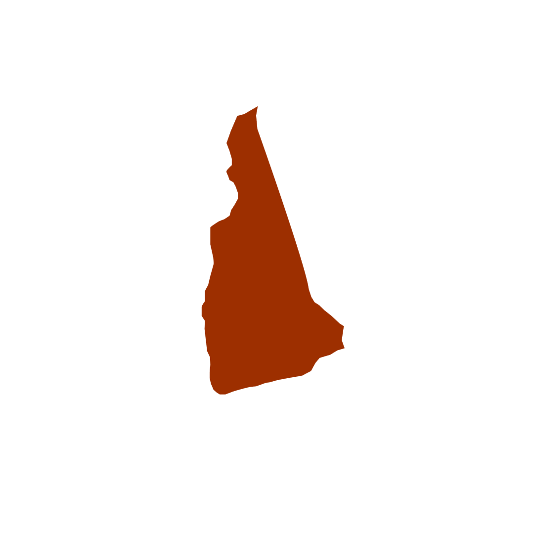 Vector graphics of New Hampshire
