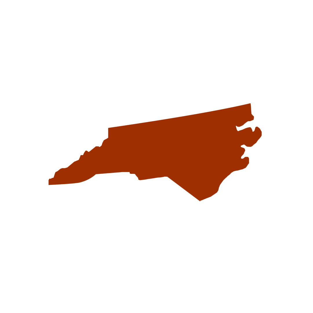 Vector graphic of North Carolina