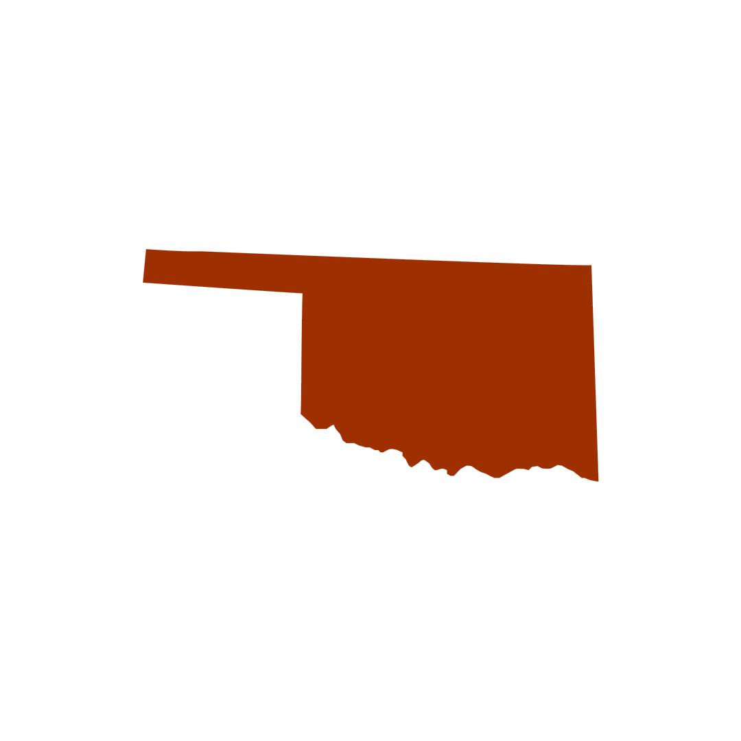 Vector graphic of Oklahoma