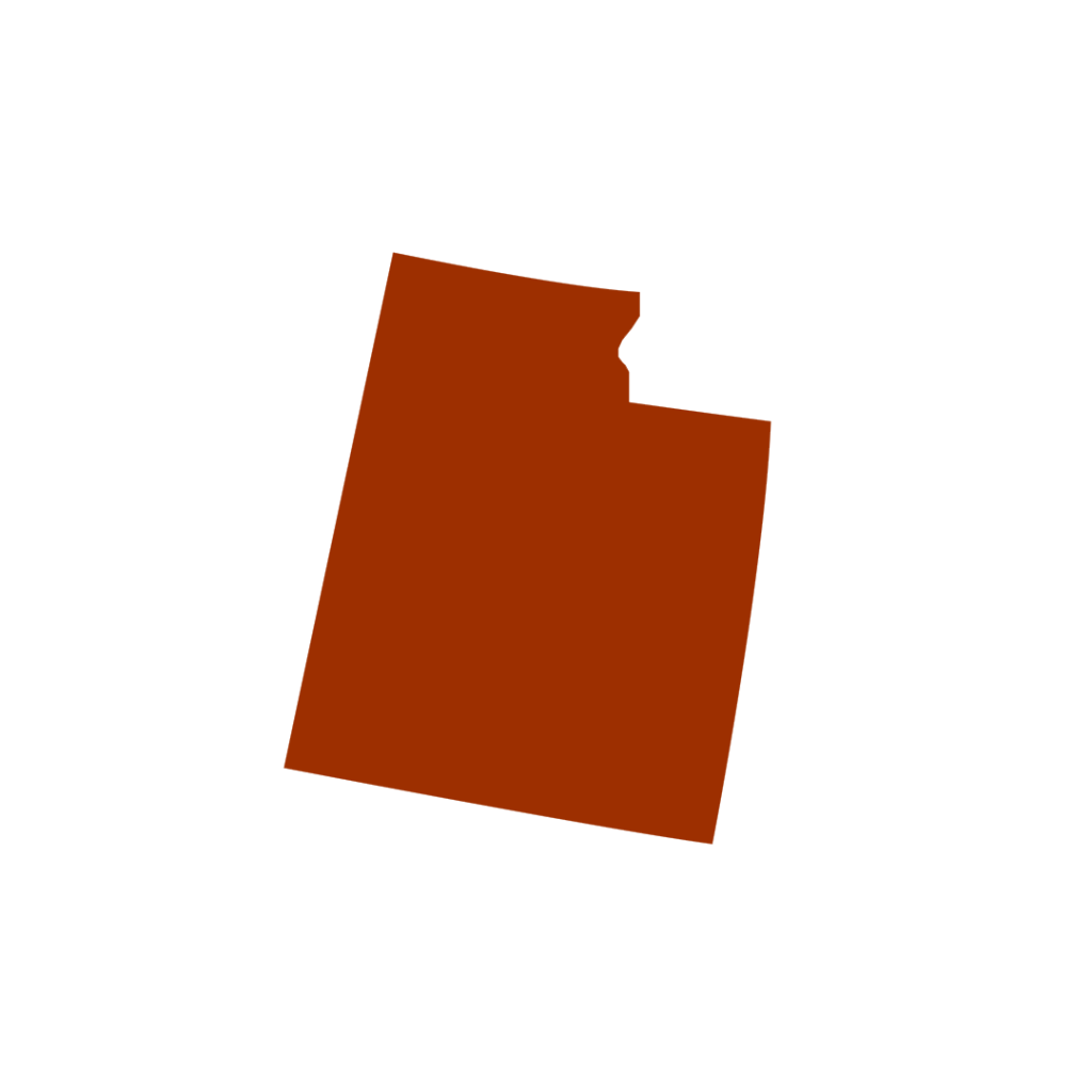 Vector graphic of Utah